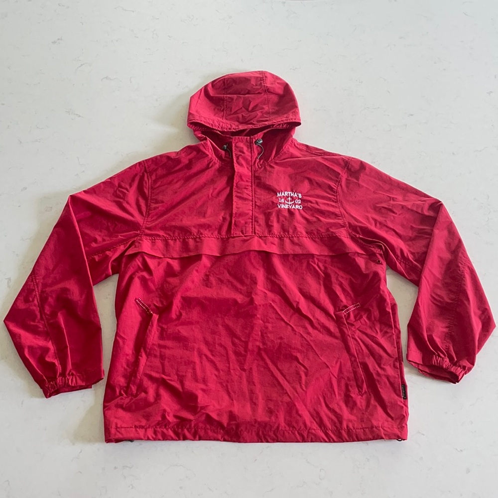 Landway outter wear red wind breaker (Mens Large)-like new condition